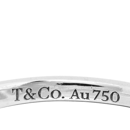 Tiffany 18K White Gold Diamond Paloma's Graffiti Love Ring 55 7.25 4 of 4