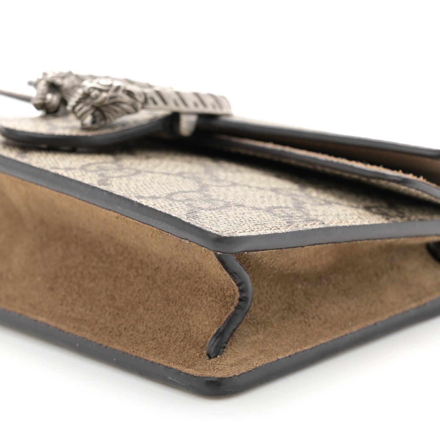Gucci GG Supreme Monogram Super Mini Dionysus Shoulder Bag Taupe 9 of 10