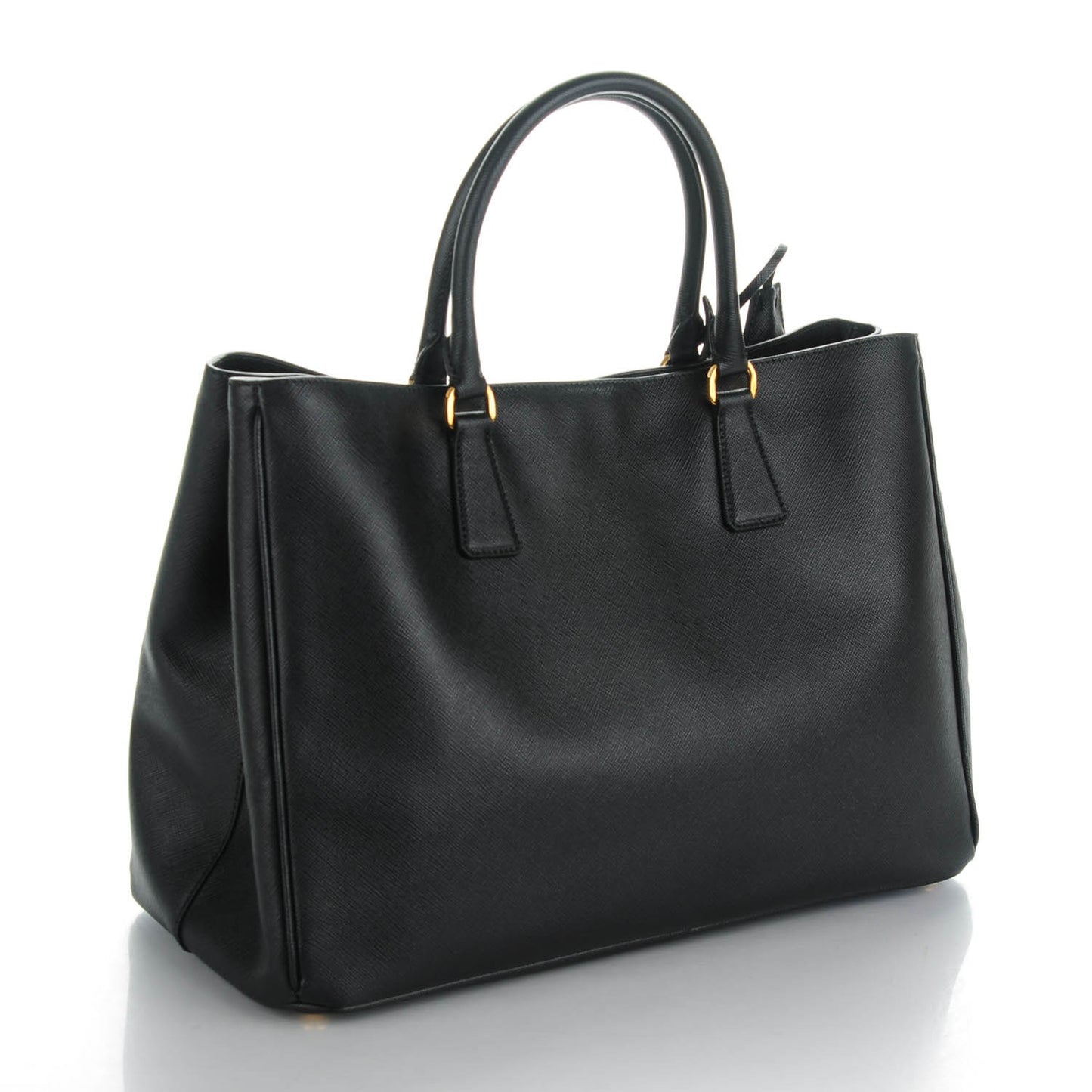 Saffiano Lux Large Tote Nero Black