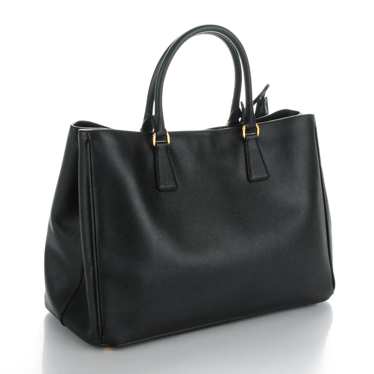 Prada Saffiano Lux Large Tote Nero Black 3 of 9
