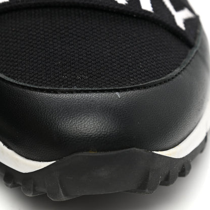 Jimmy Choo Nappa Knit Toronto Slip-On Sneakers 37 Black 8 of 9