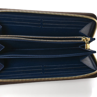Louis Vuitton Monogram My LV Heritage Zippy Organizer Wallet Bleu Marine Bleu Vert 5 of 6