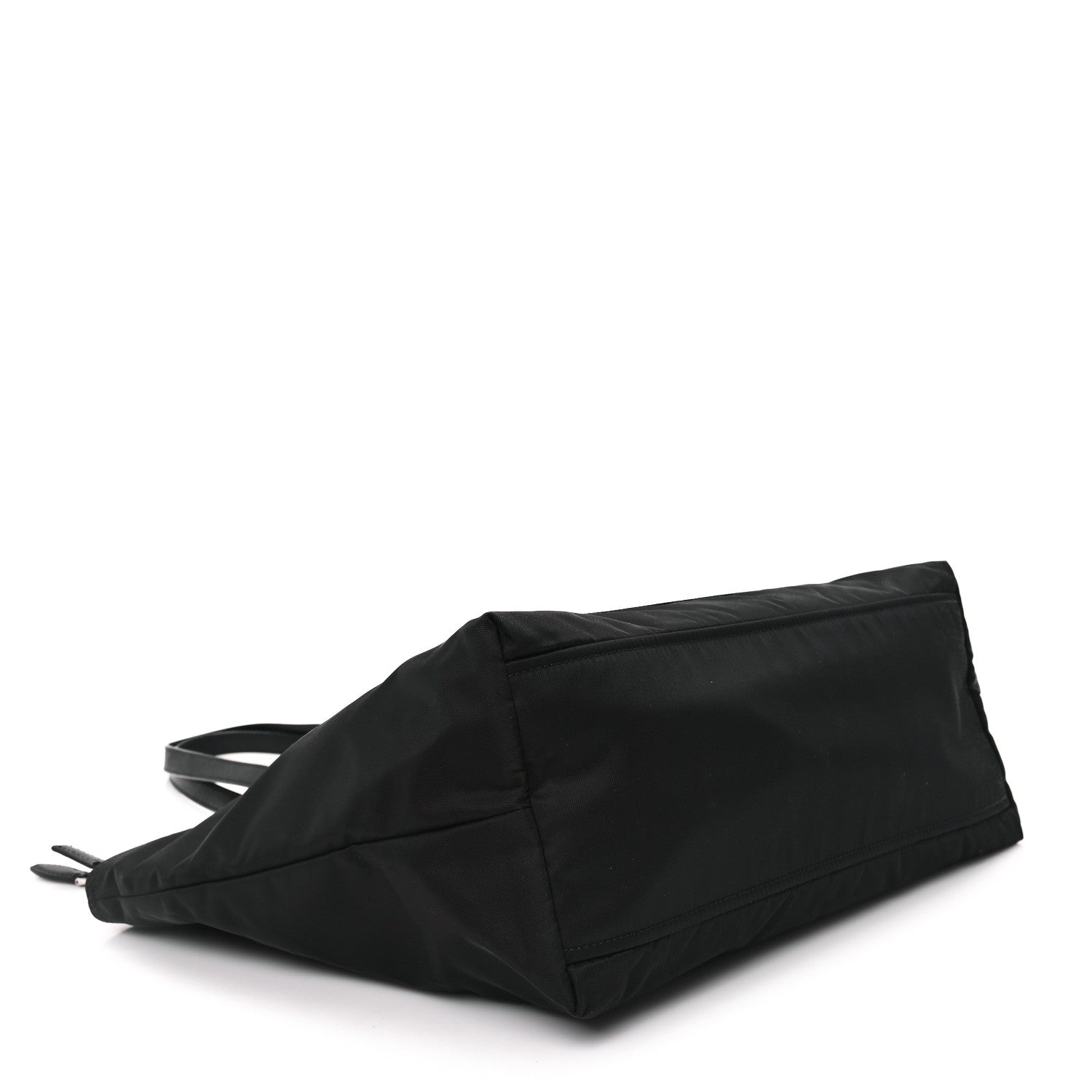 Prada Tessuto Nylon Saffiano Shopping Tote Black 4 of 10