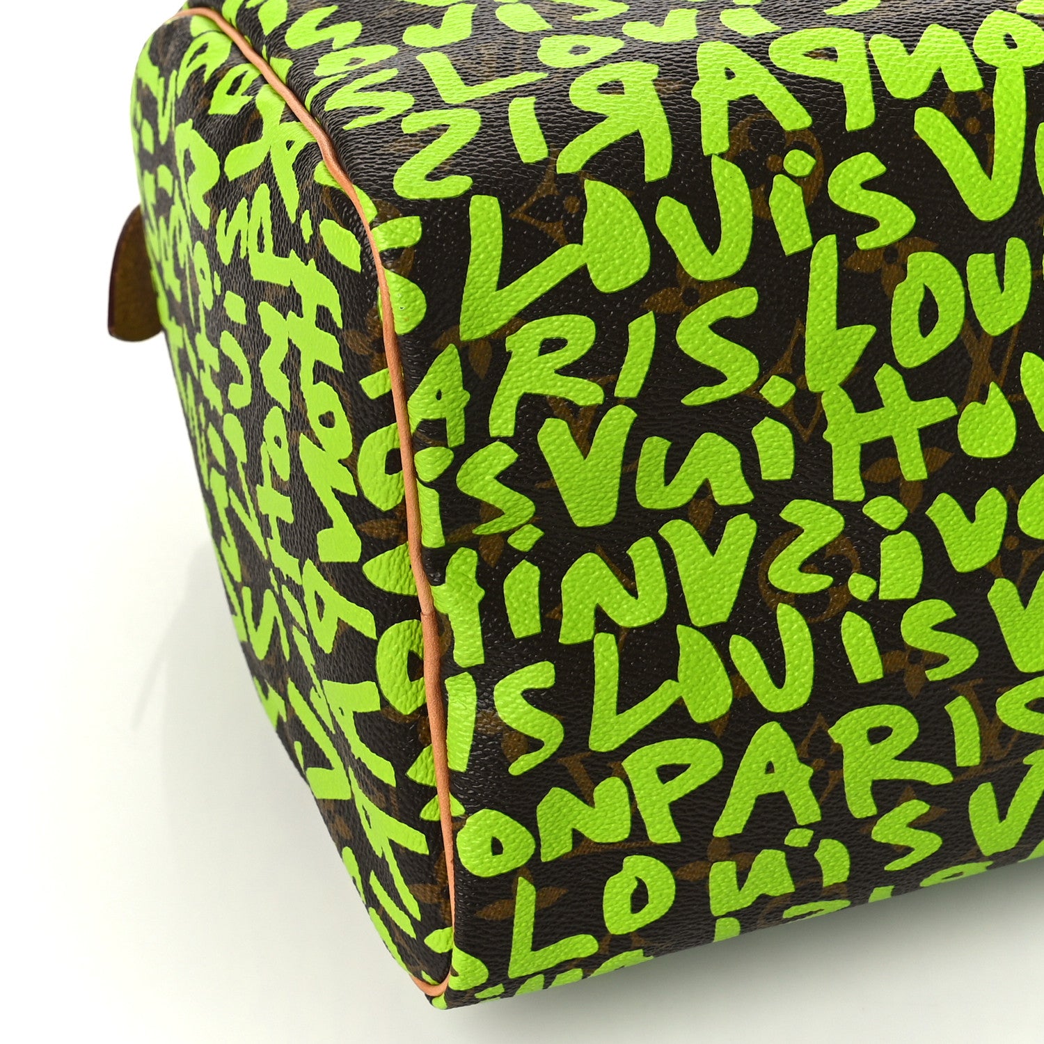 Louis Vuitton Monogram Graffiti Speedy 30 Green 8 of 10