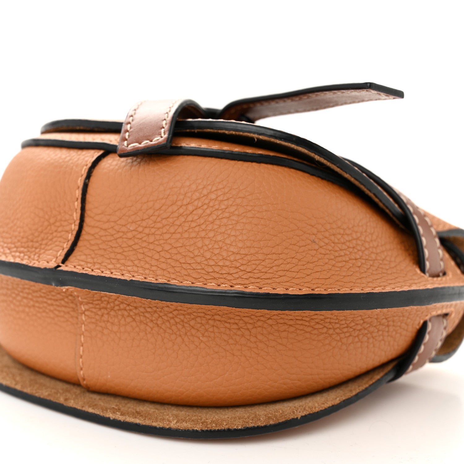 Loewe Grained Calfskin Mini Gate Crossbody Bag Caramel Pecan 9 of 9