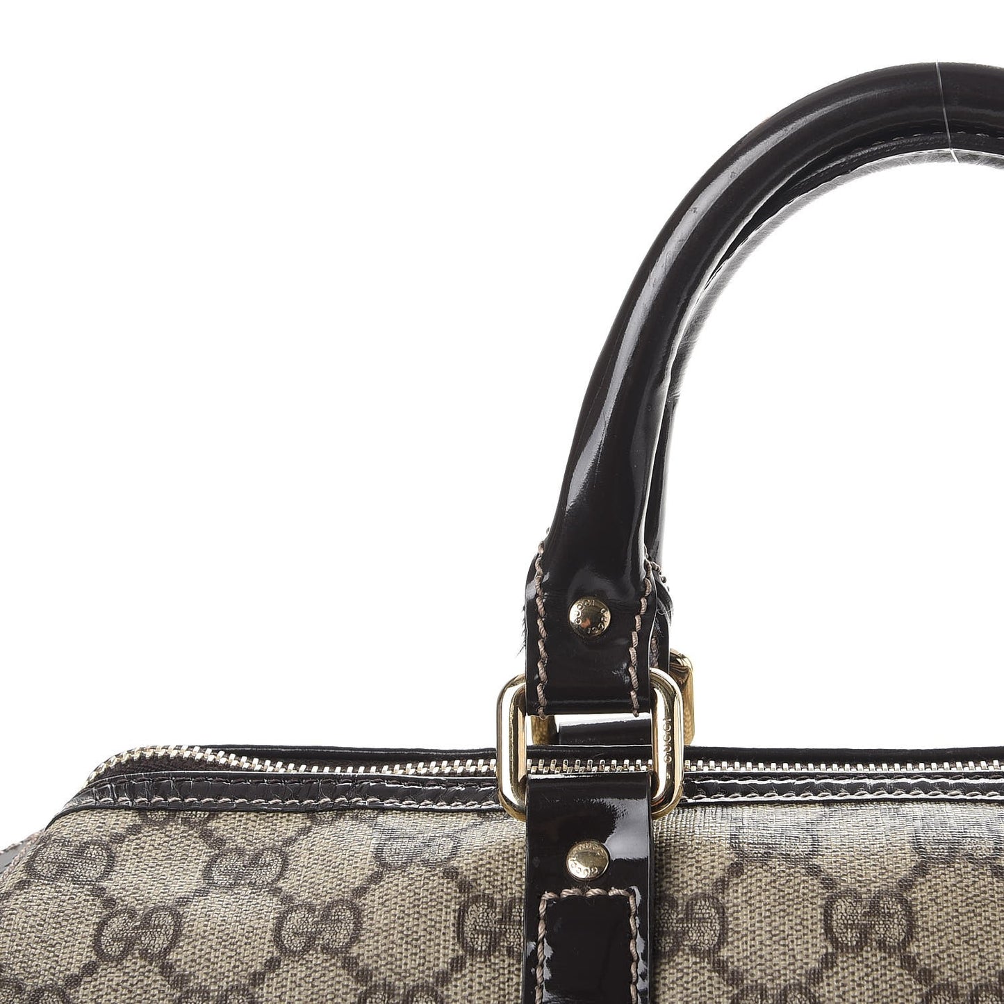 GG Plus Monogram Medium Joy Boston Dark Brown