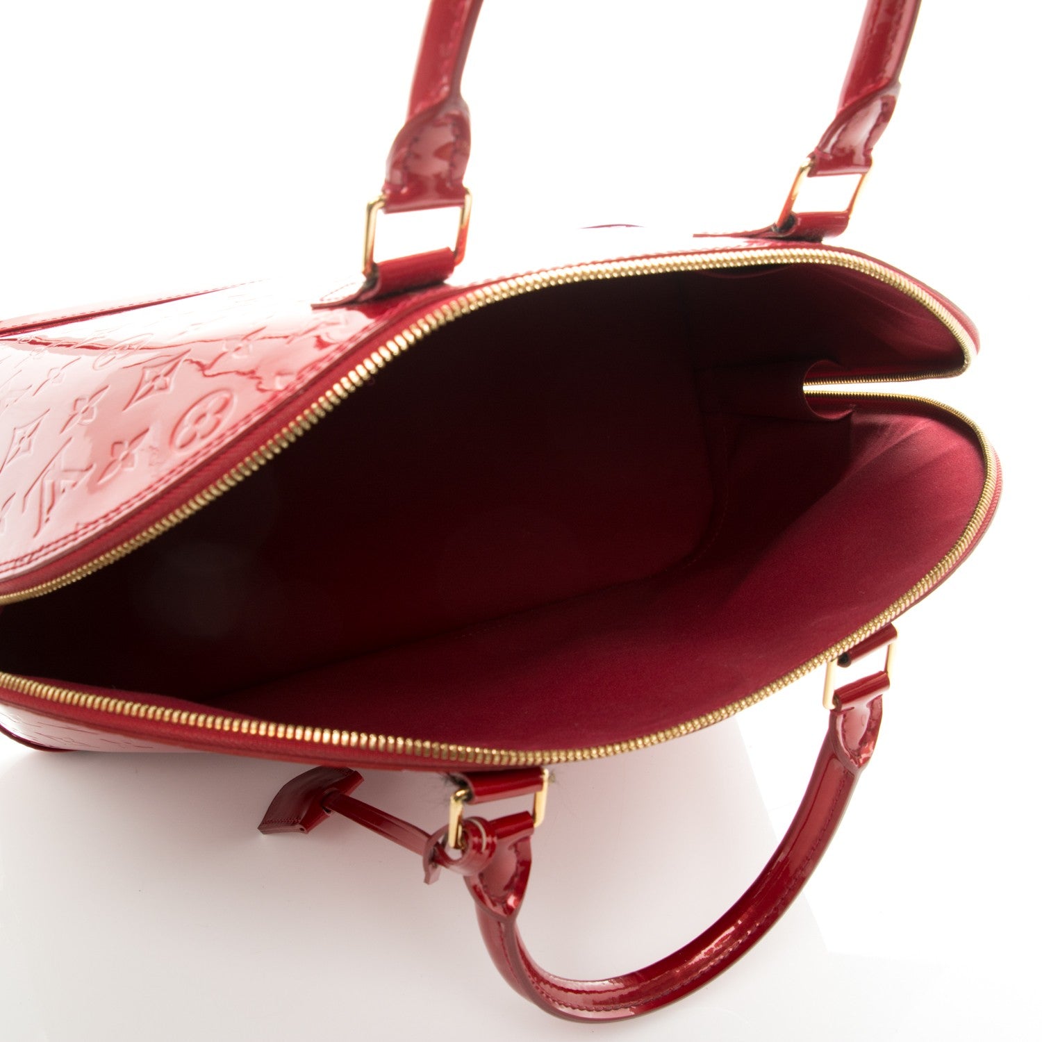 Louis Vuitton Vernis Alma GM Pomme D'Amour 14 of 18