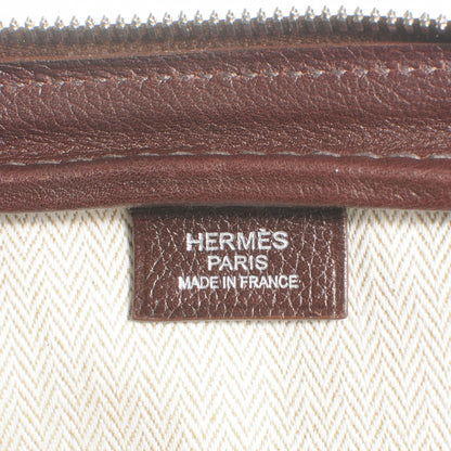 Hermes Mens Evergrain Hebdo Reporter Document Holder Havane Brown 5 of 8