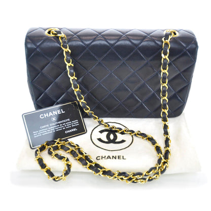 Chanel Lambskin Quilted Small Flap Navy Blue 3 of 10