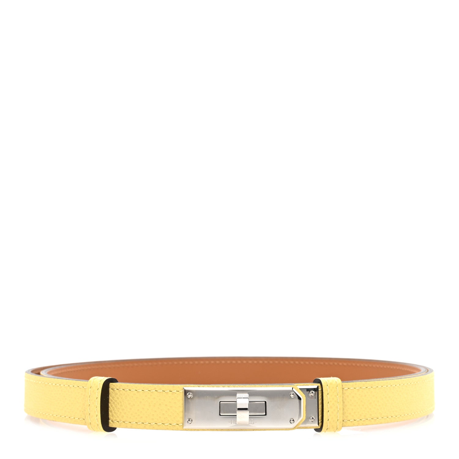 Hermes Epsom Kelly Belt Jaune Poussin 1 of 4