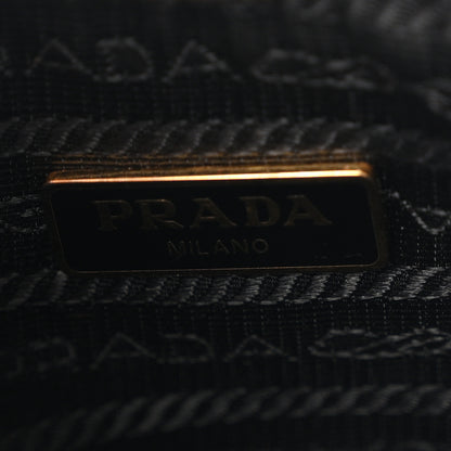 Prada Saffiano Lux Mini Re-Edition Shoulder Bag Black 6 of 11