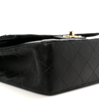 Chanel Lambskin Quilted Small Double Flap Black 10 of 12