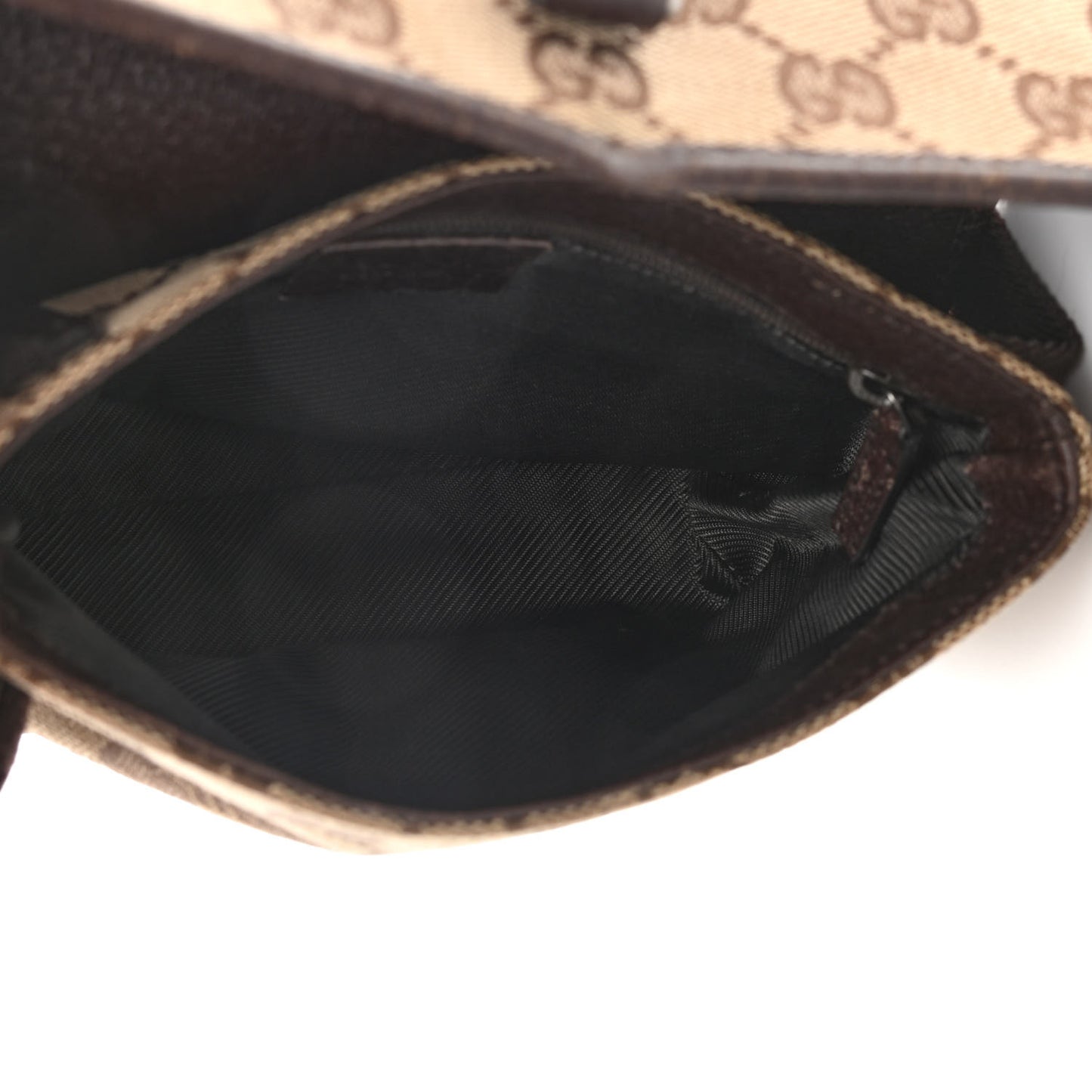 GG Monogram Flight Belt Bag Dark Brown