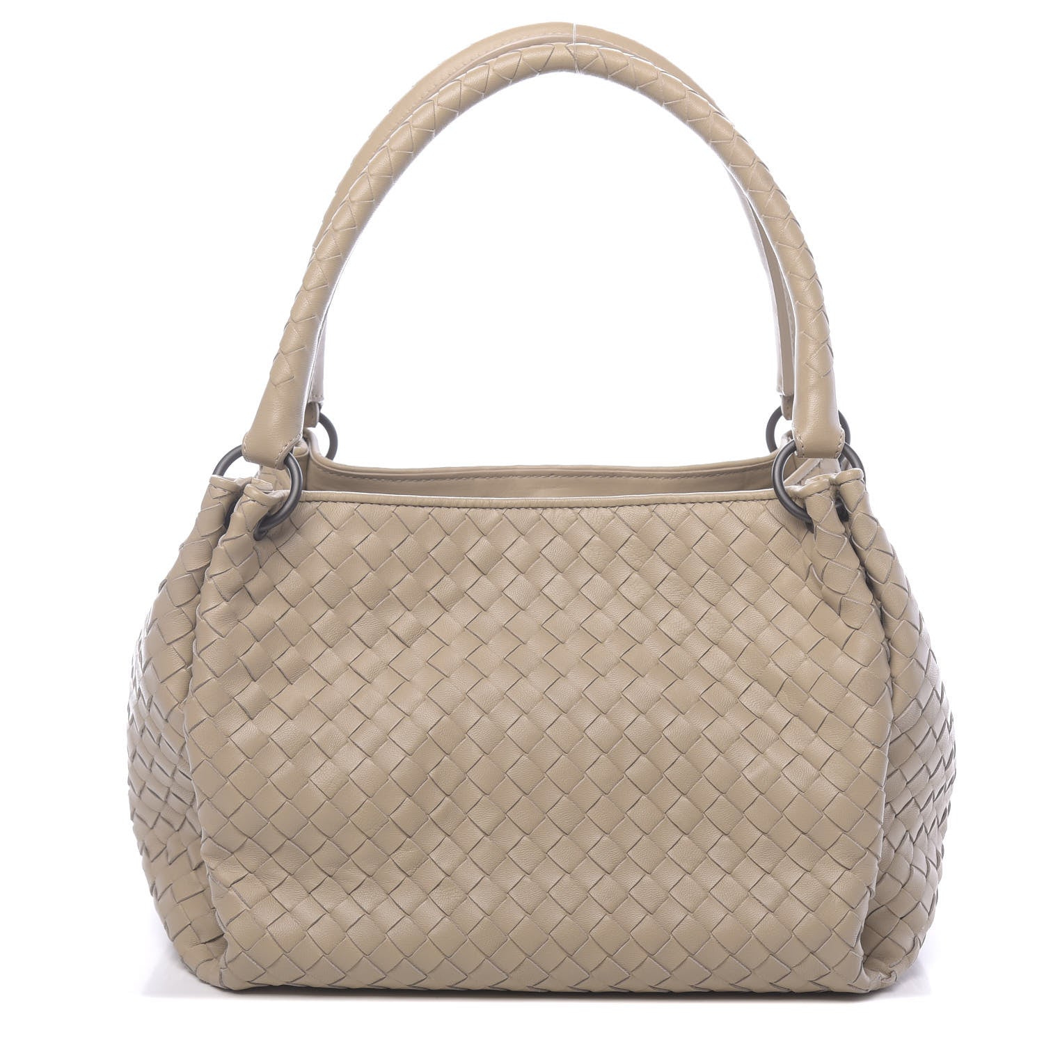 Bottega Veneta Nappa Intrecciato Medium Parachute Bag Mink 1 of 9