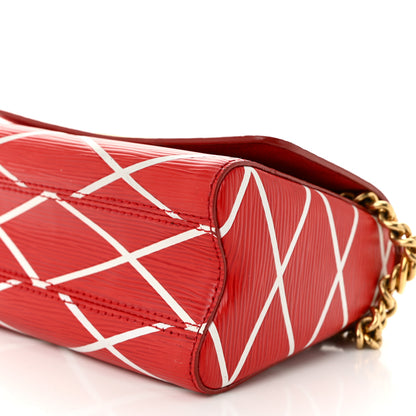 Louis Vuitton Epi Malletage Twist Shoulder Bag PM Rouge 9 of 9