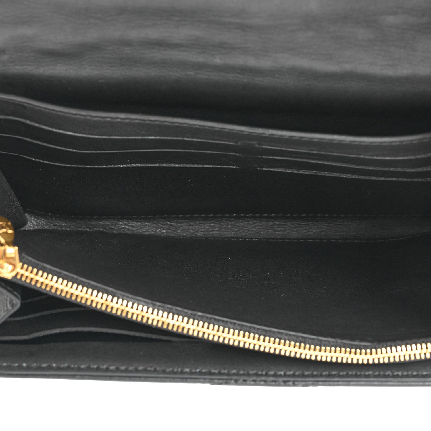 Louis Vuitton Calfskin Love Lock New Wave Long Wallet Black 7 of 10