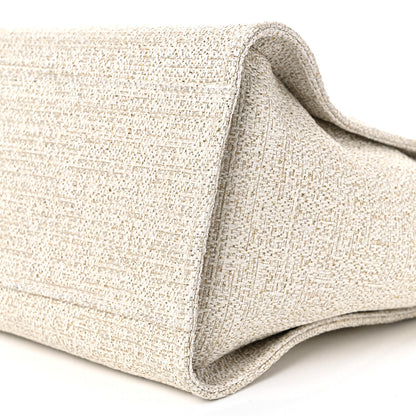Chanel Lurex Boucle Medium Deauville Tote White 9 of 11