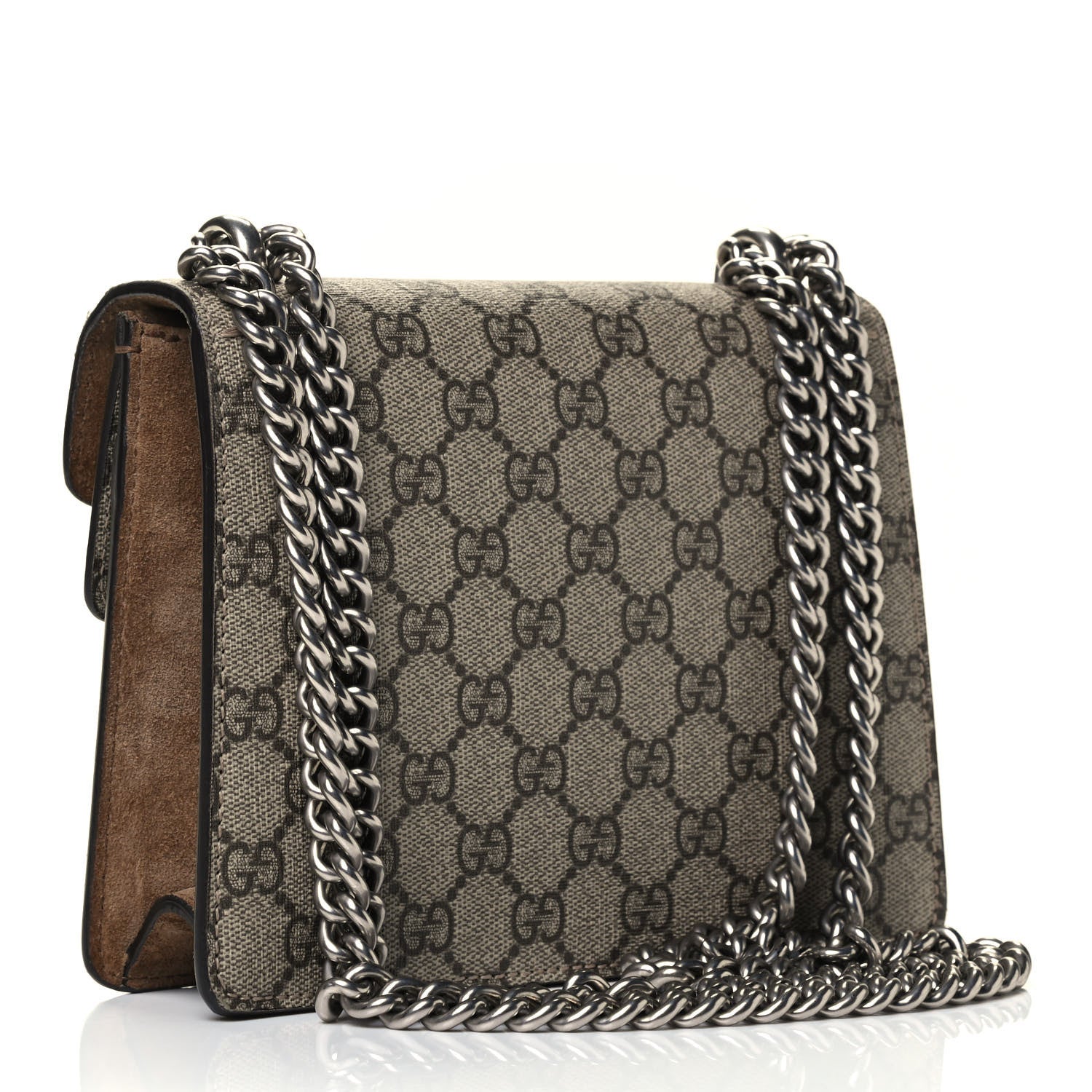 Gucci GG Supreme Monogram Mini Dionysus Shoulder Bag Taupe 2 of 4