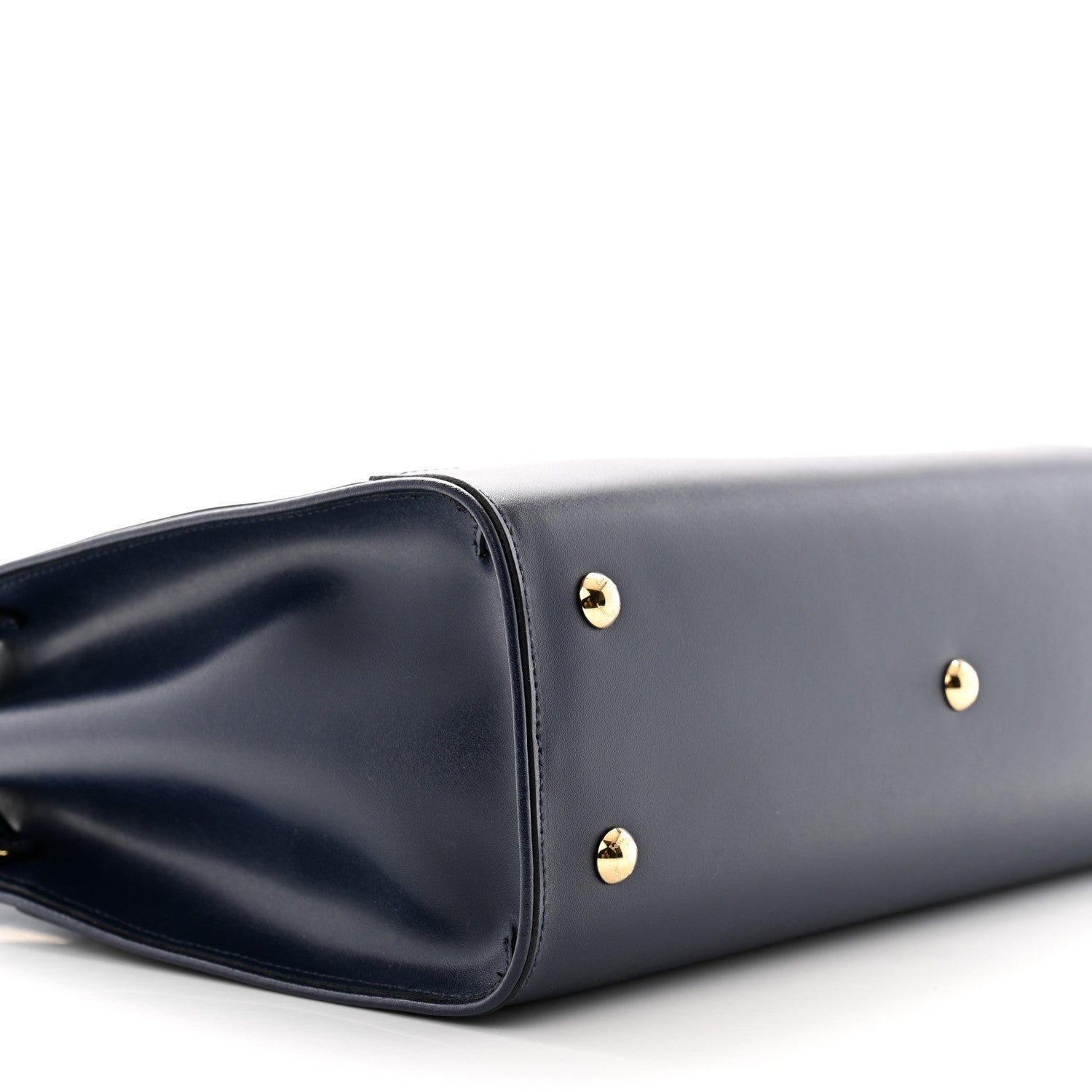 Salvatore Ferragamo Calfskin Briana Tote Navy 9 of 10