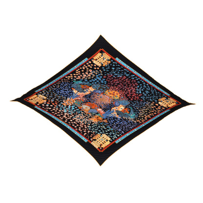 Hermes Silk Plisse Rencontre Oceane Scarf 90 1 of 7