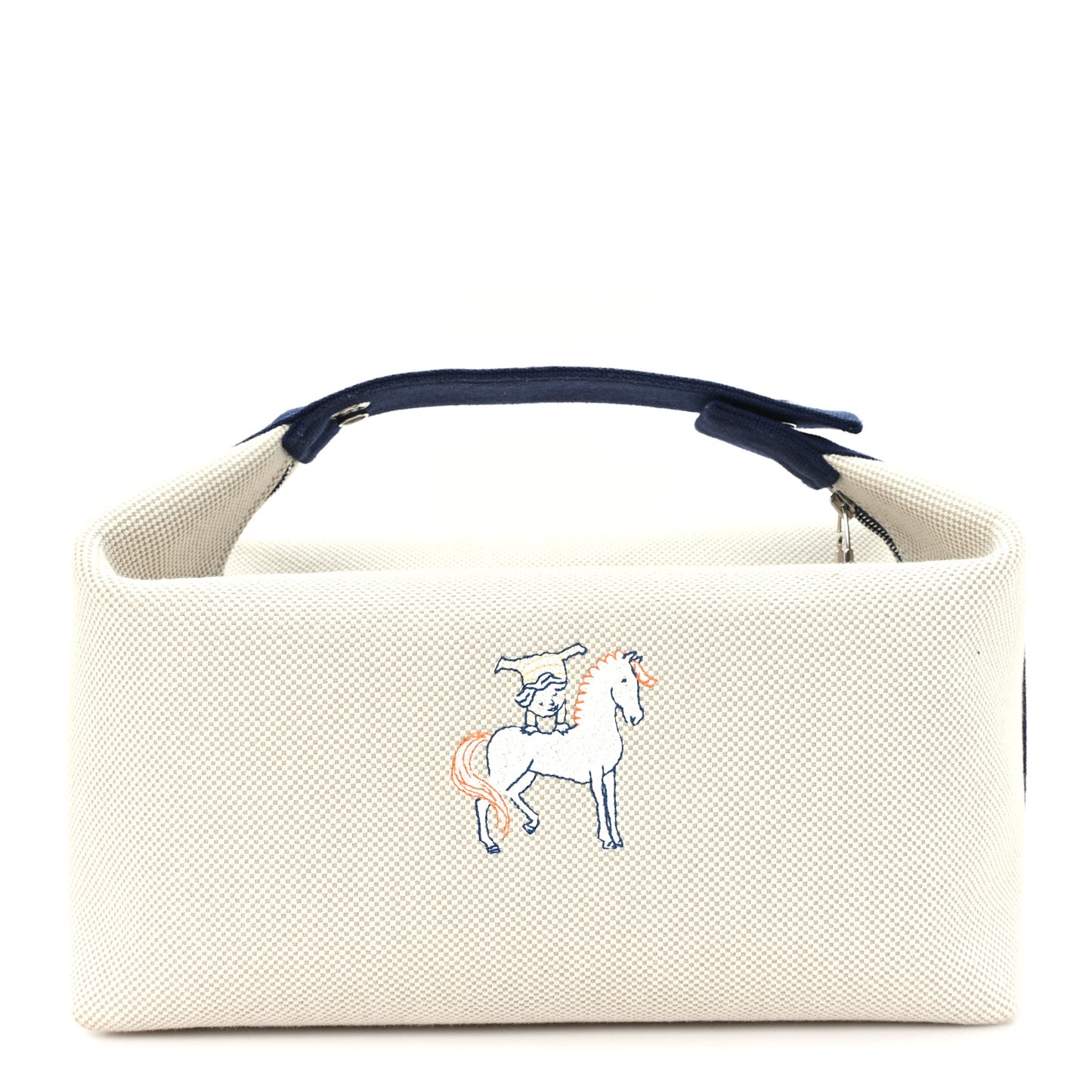 Canvas Large Bride-A-Brac Cabriole Case gris perle