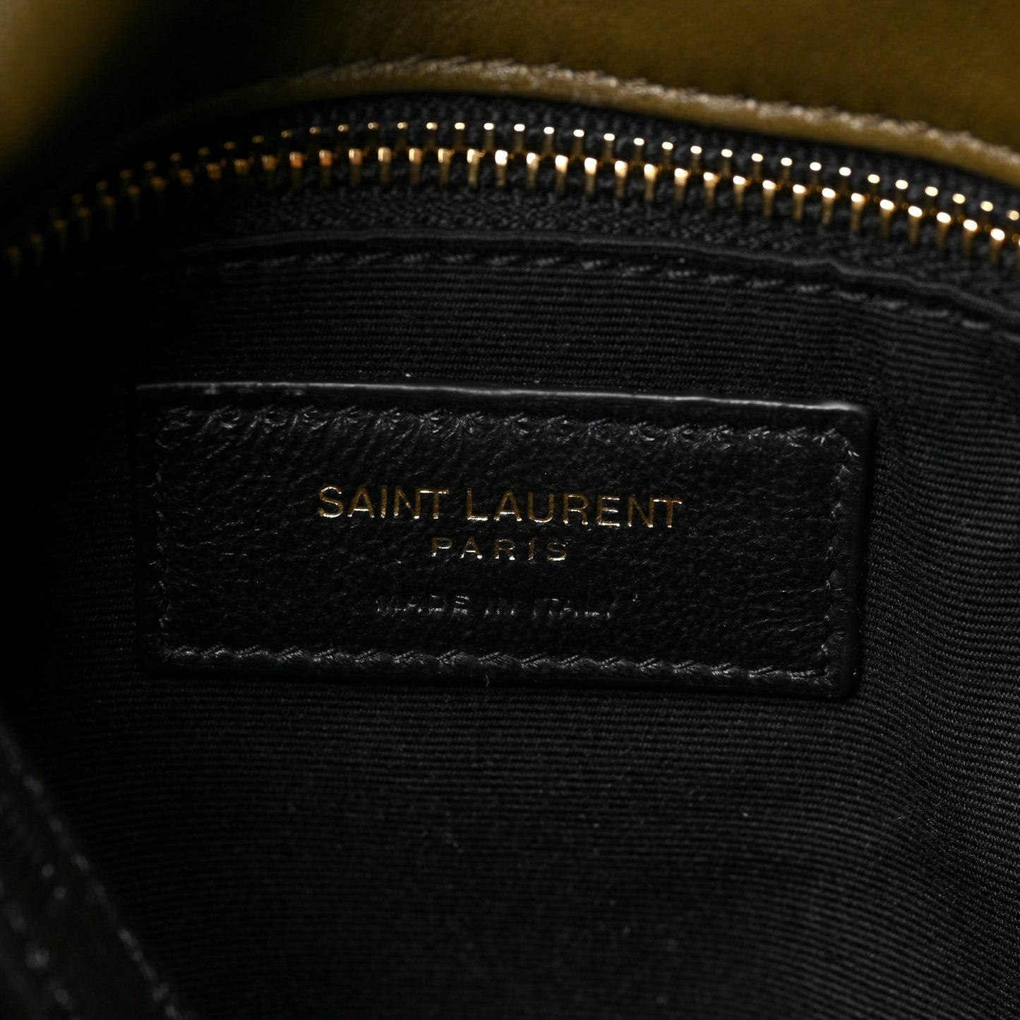 Lambskin Quilted Medium Loulou Puffer Monogram Chain Satchel Seaweed