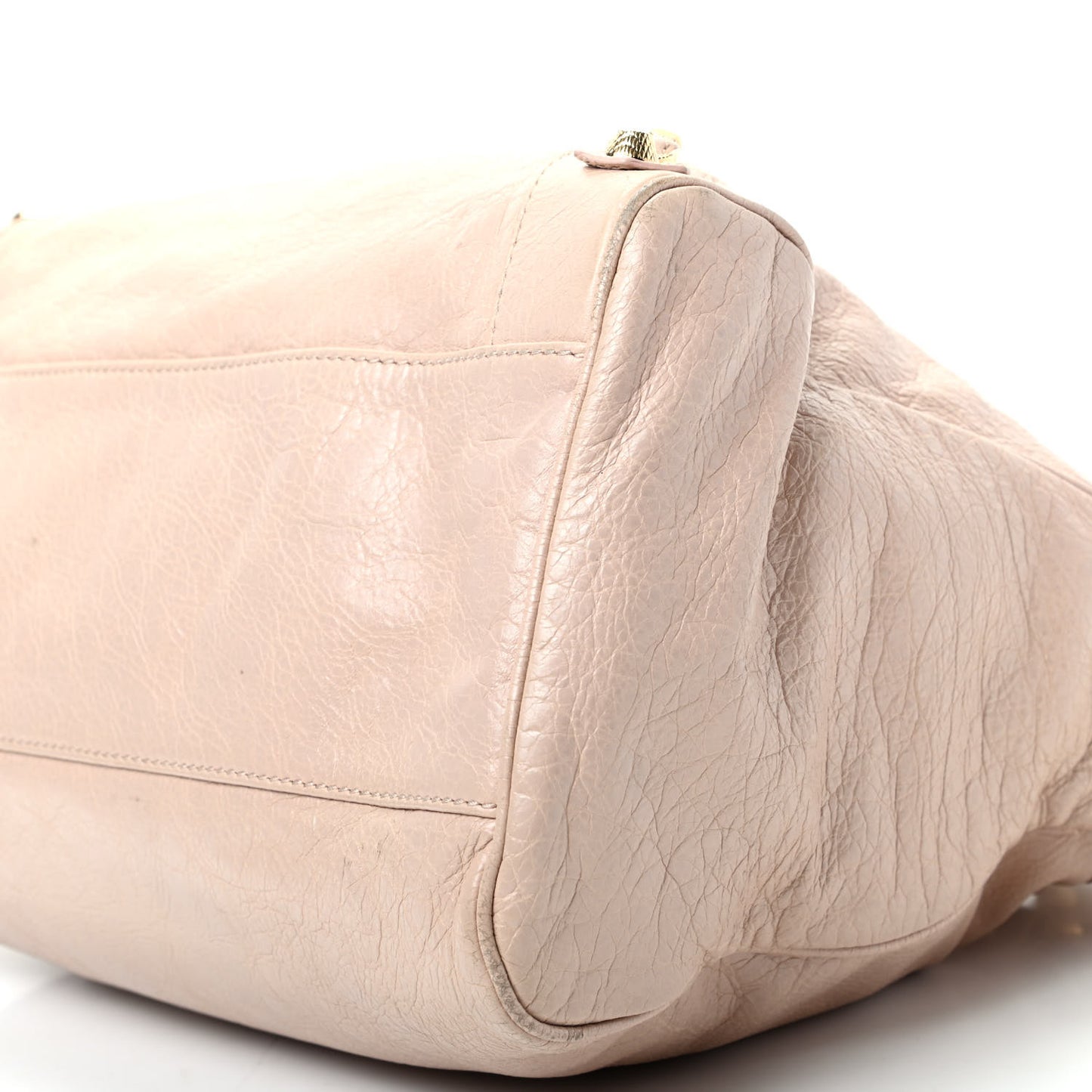 Agneau Giant 12 Gold Hardware Velo Rose Aubepine Rose Light