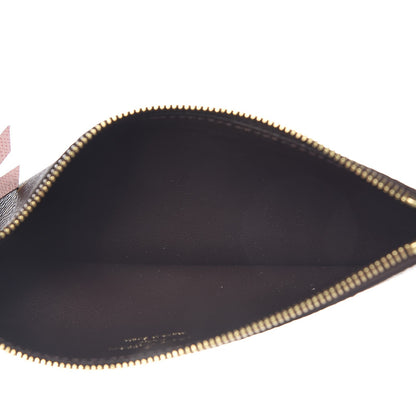 Louis Vuitton Monogram Felicie Chain Wallet Zippered Insert Rose Ballerine 5 of 7