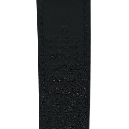 Gucci Calfskin Double G 20mm Belt 80 32 Black 4 of 4