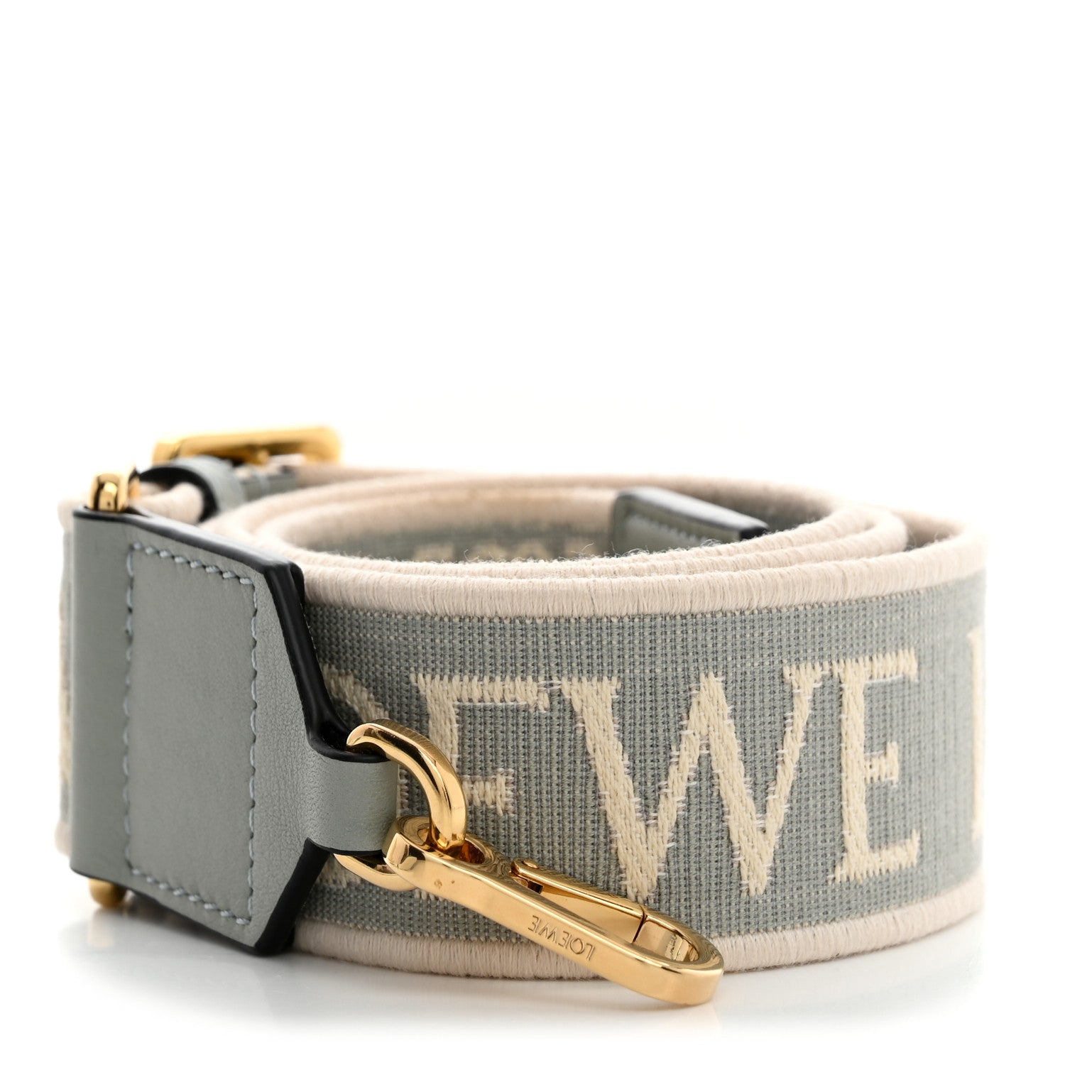 Loewe Calfskin Jacquard Anagram Strap Ash Grey 1 of 6
