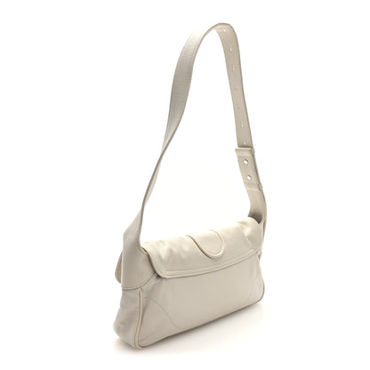 Gucci Goatskin Small GG Monochrome Aphrodite Shoulder Bag Mystic White 3 of 9