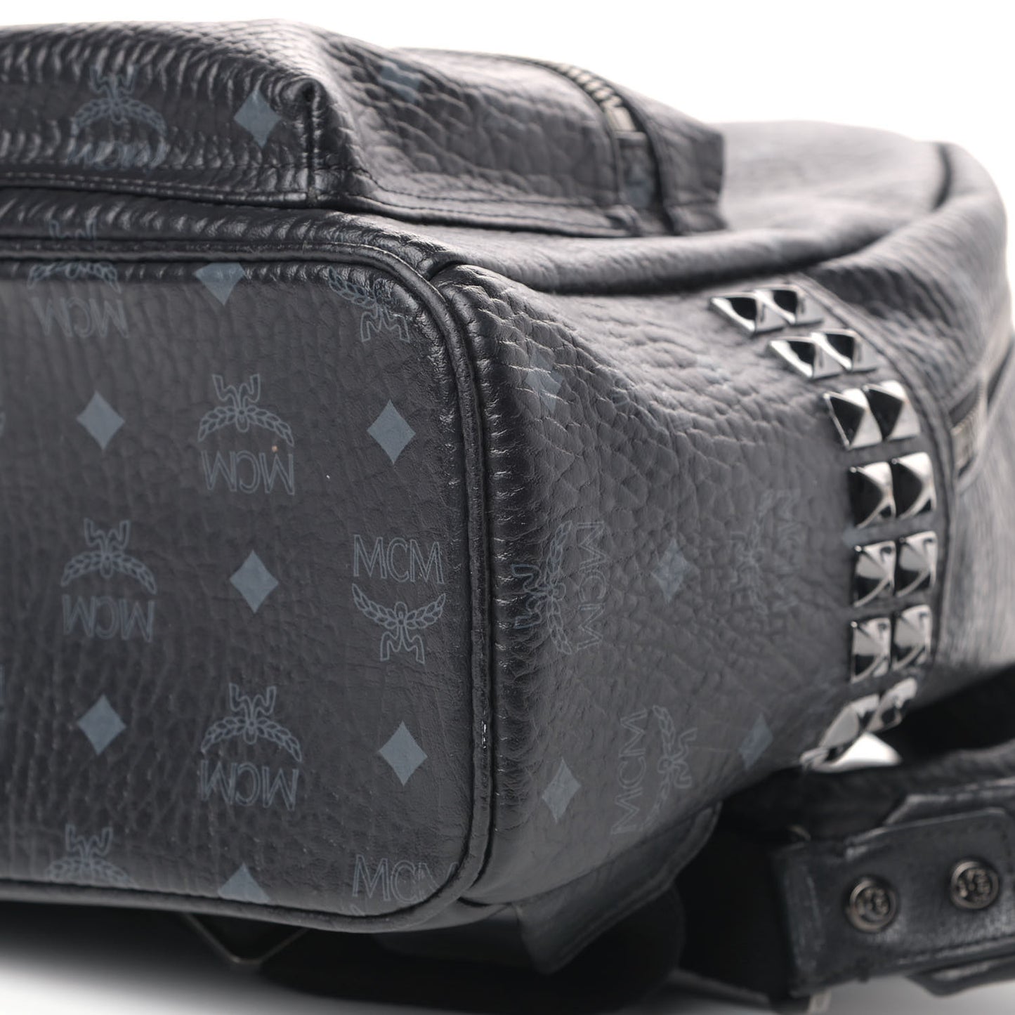 Visetos Small Side Stud Stark Backpack Black