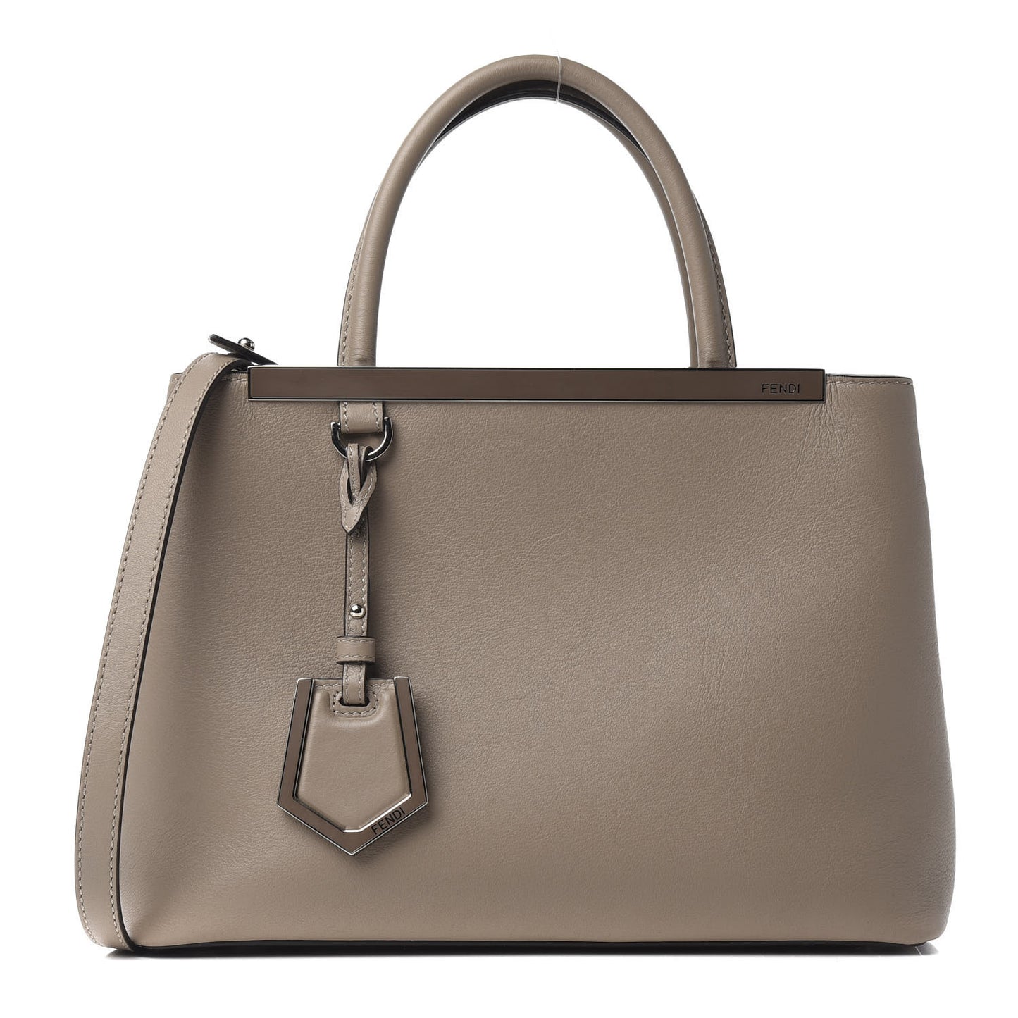 Vitello Dolce Century Petite 2Jours Tote Tortora Carbone