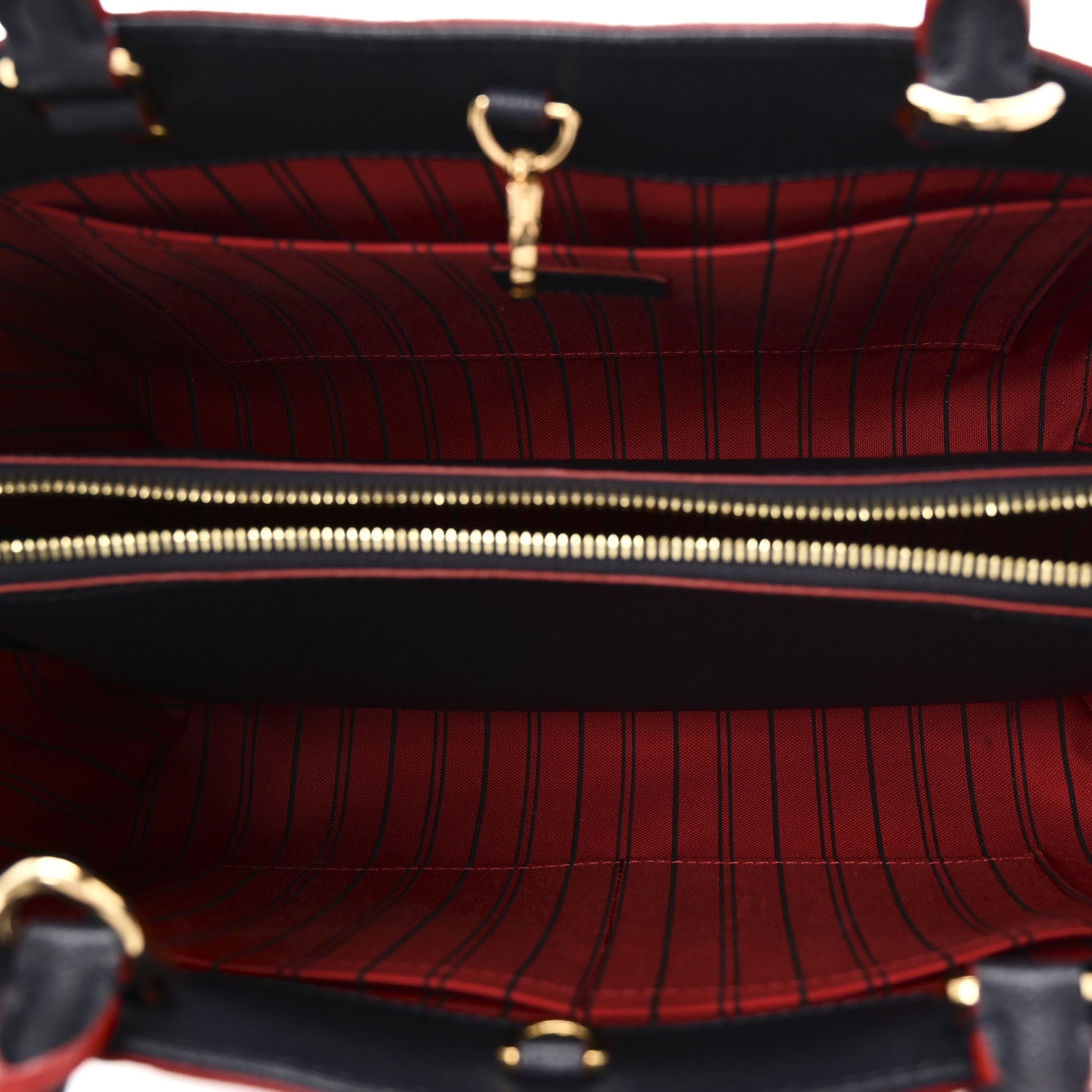 Louis Vuitton Empreinte Montaigne MM Marine Rouge 5 of 9