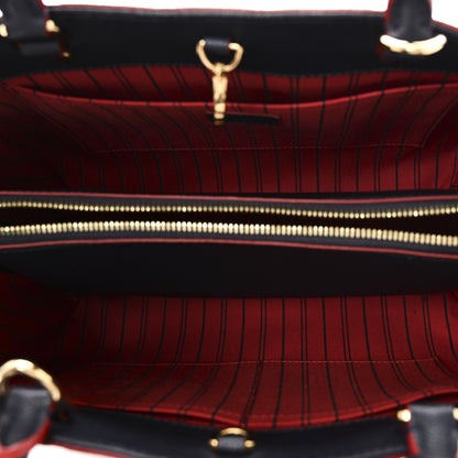 Louis Vuitton Empreinte Montaigne MM Marine Rouge 5 of 9