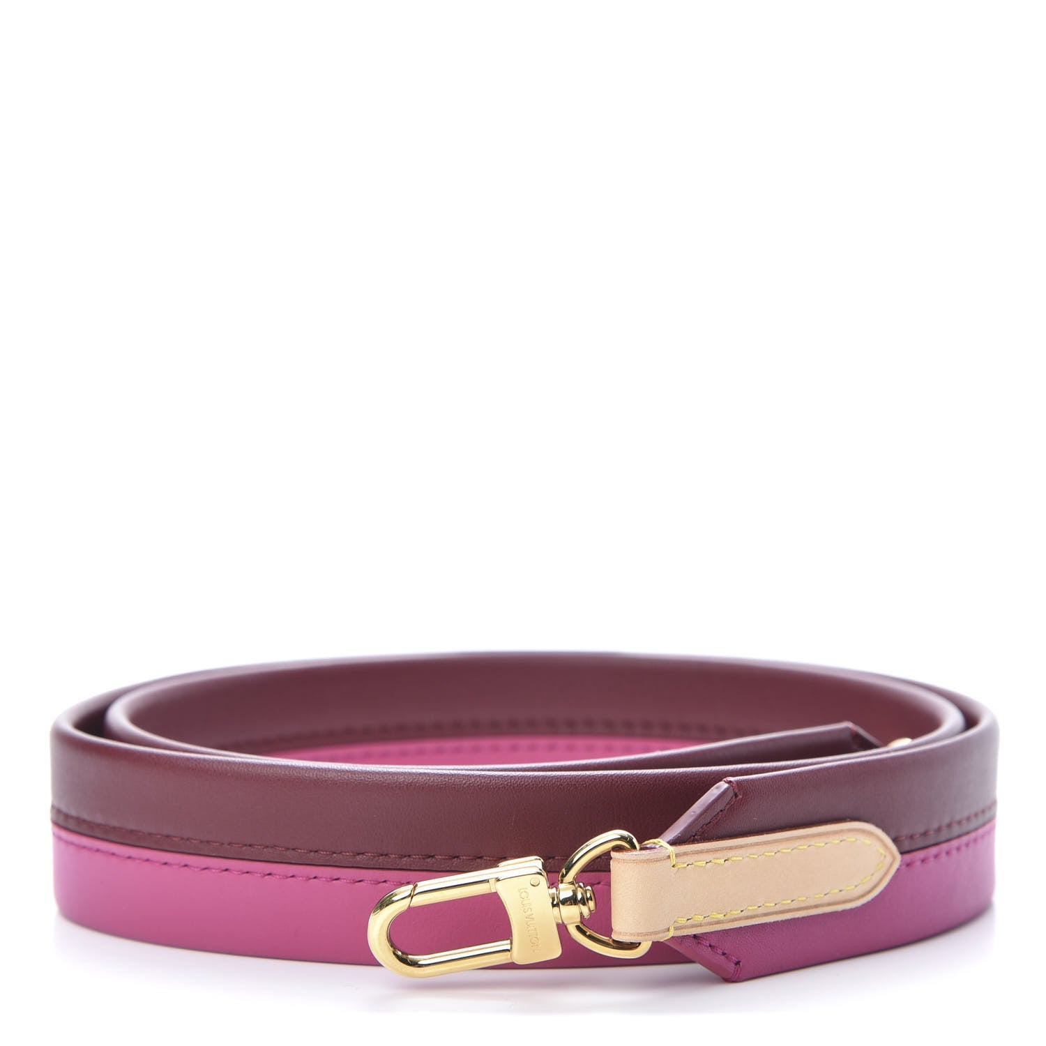 Louis Vuitton Calfskin Cluny BB Shoulder Strap Bordeaux Fuchsia 1 of 3
