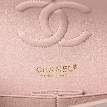 Chanel Caviar Quilted Medium Double Flap Light Pink 9 of 11