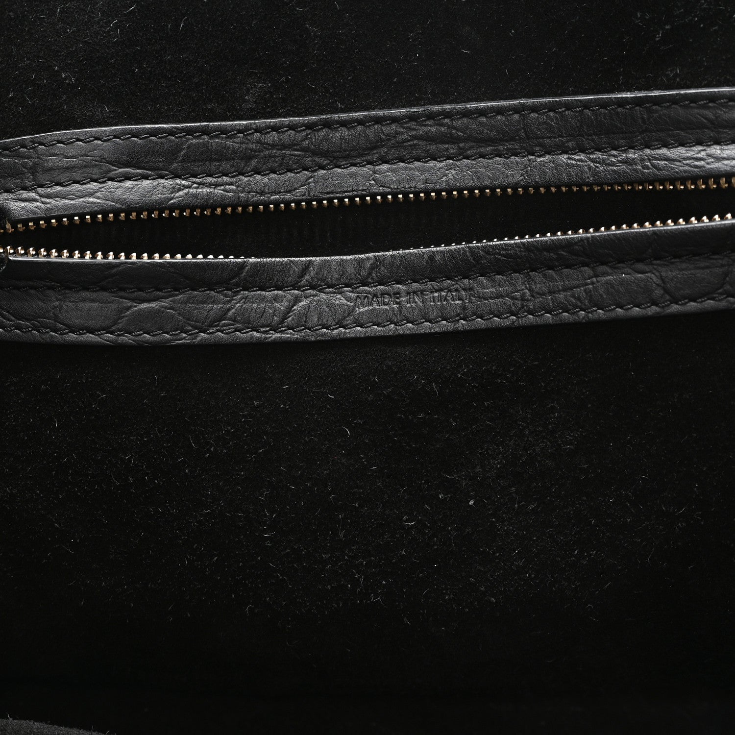 Celine Crocodile Embossed Calfskin Large Phantom Luggage Black 6 of 11