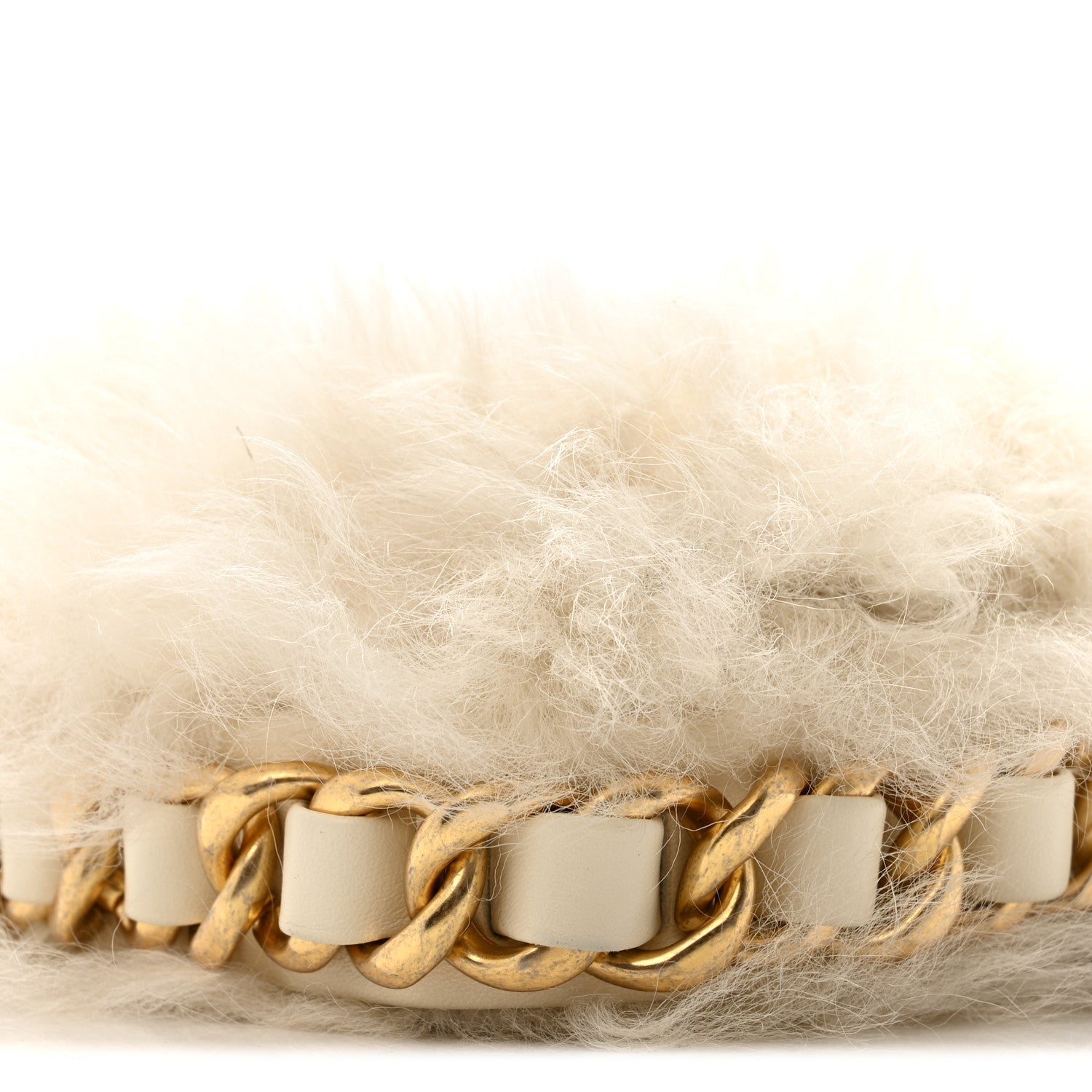 Chanel Fantasy Fur CC Mini Flap Bag White 10 of 15