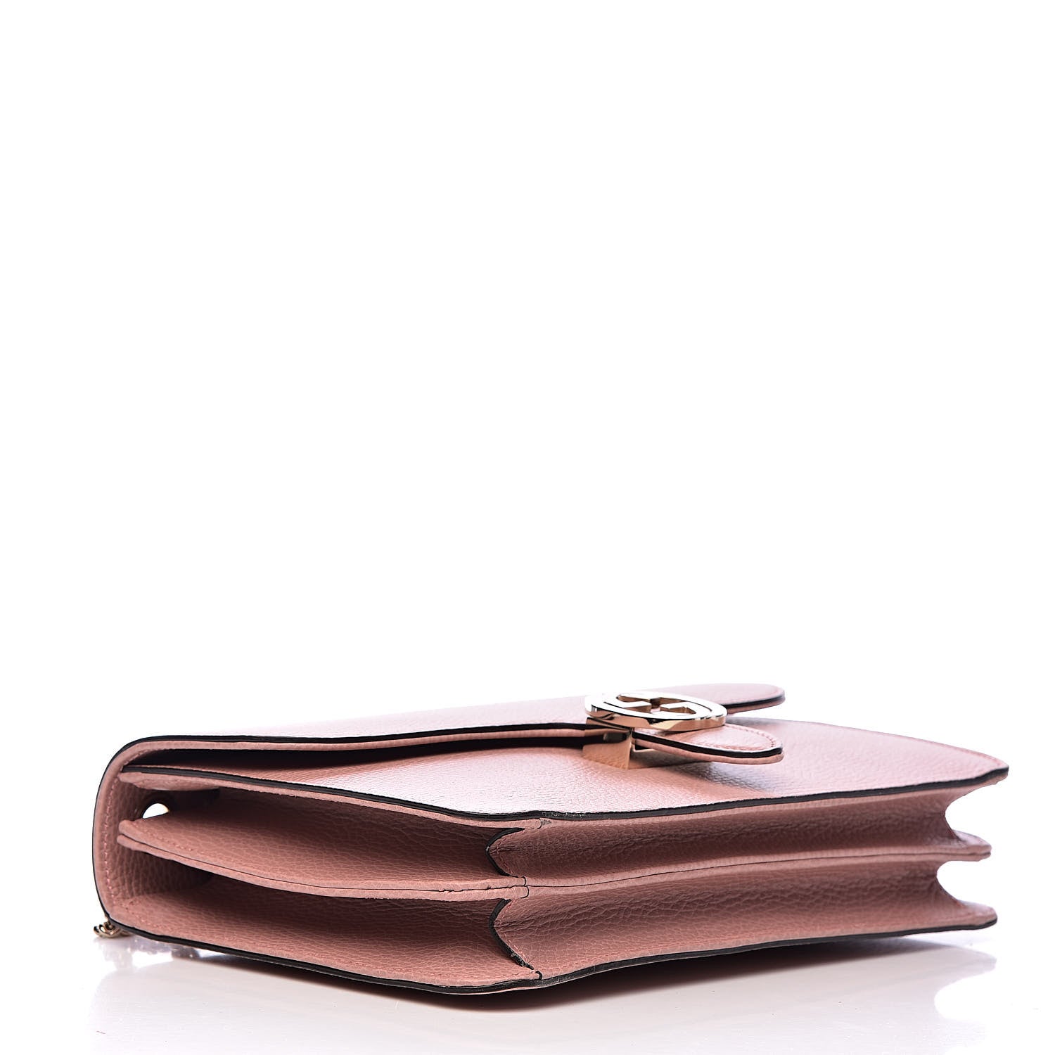 Gucci Dollar Calfskin Interlocking G Shoulder Bag Soft Pink 4 of 10
