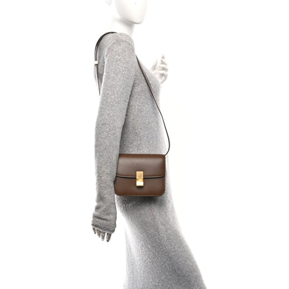 Celine Box Calfskin Teen Classic Box Flap Bag Camel 2 of 10