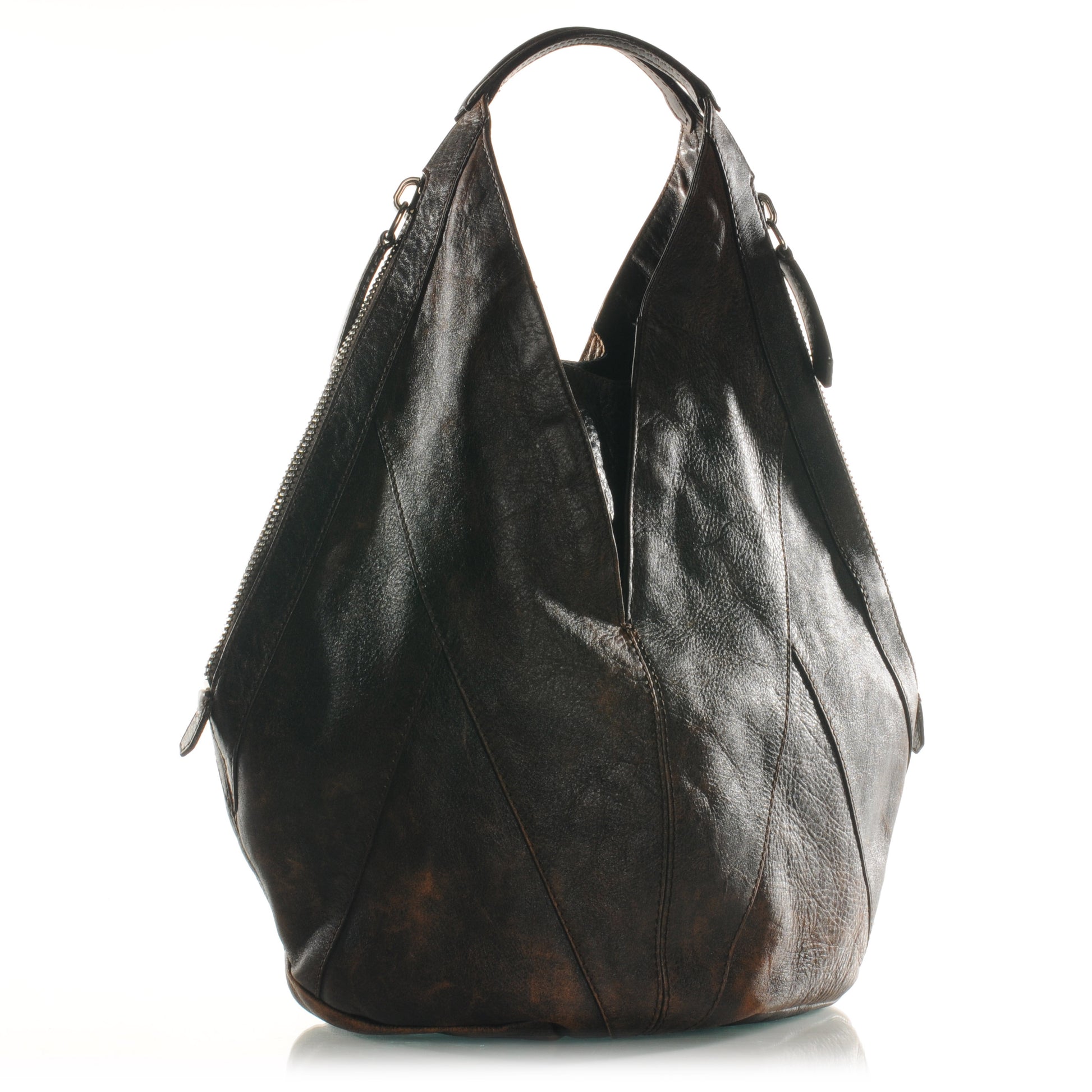 Givenchy Lambskin Tinhan Old Pepe Hobo Brown 3 of 9