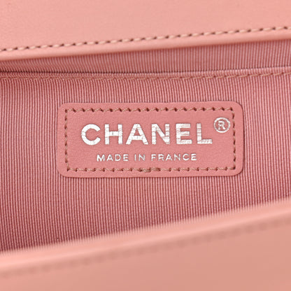 Chanel Lambskin Quilted Medium Boy Flap Light Pink 5 of 11