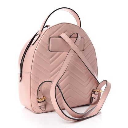 Gucci Calfskin Matelasse GG Marmont Dome Backpack Perfect Pink 3 of 9