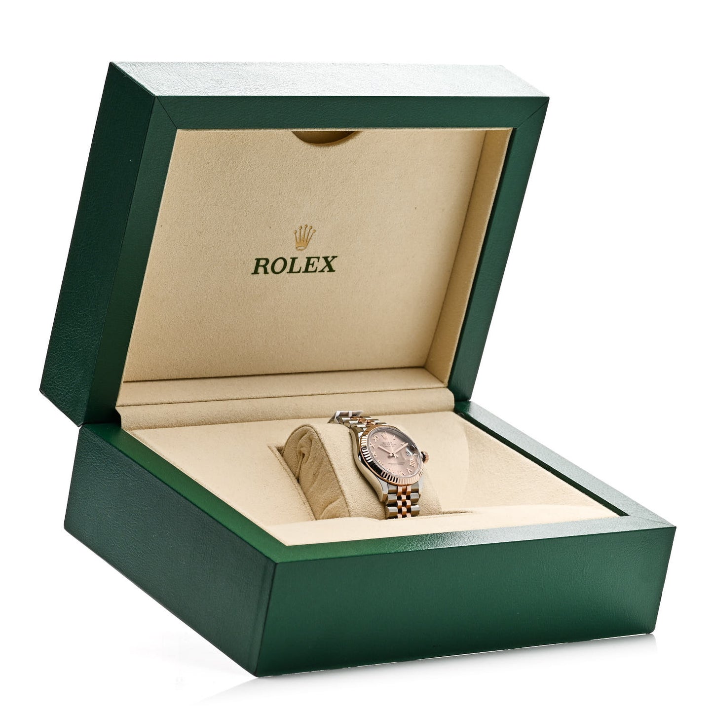 Stainless Steel 18K Everose Gold 31mm Oyster Perpetual Datejust Watch Sundust Roman 178271