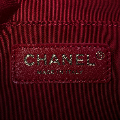 Chanel Calfskin Quilted Mini Rectangular Crystal Pearls Chain Flap Black 6 of 13