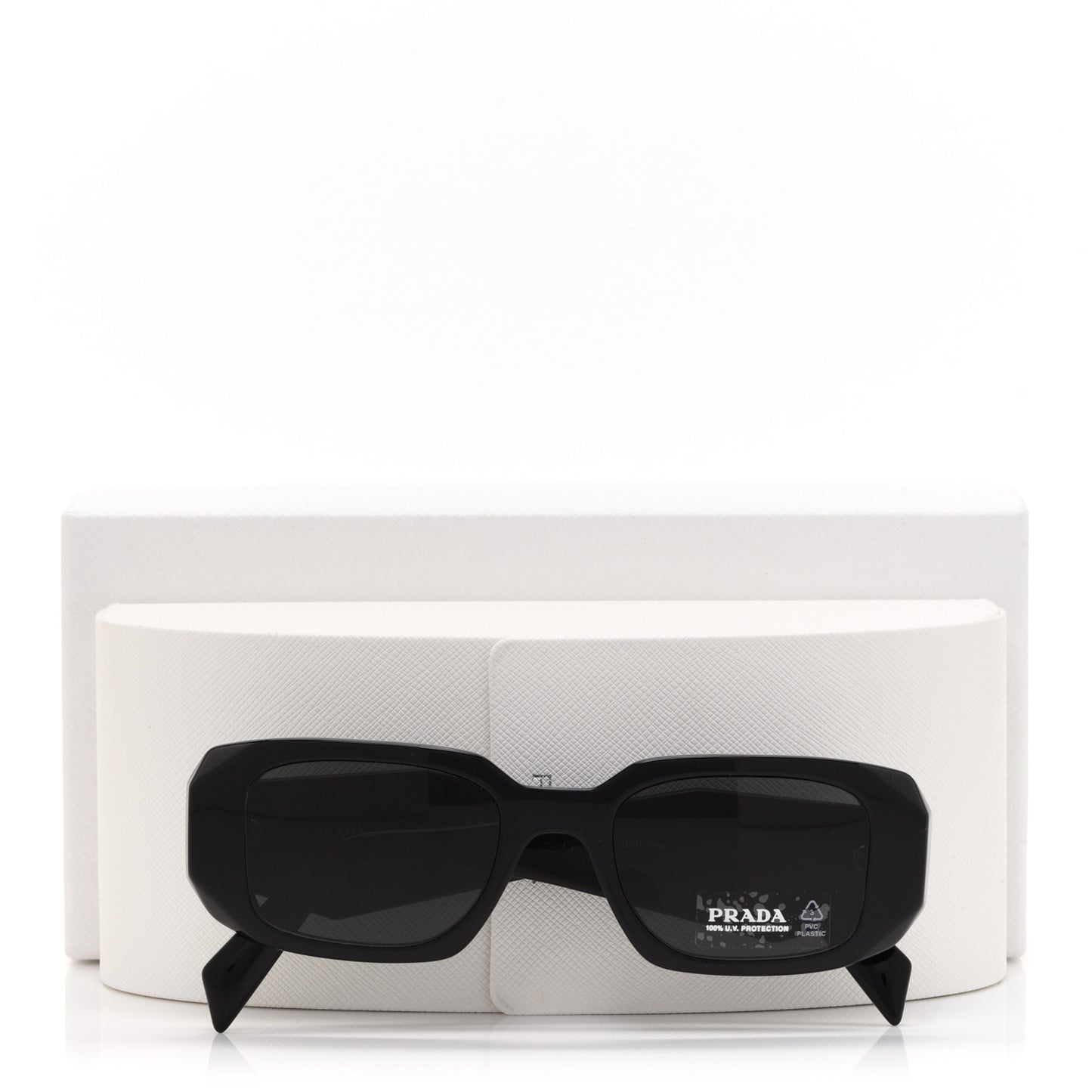 Acetate Symbole Sunglasses SPR 17W Black
