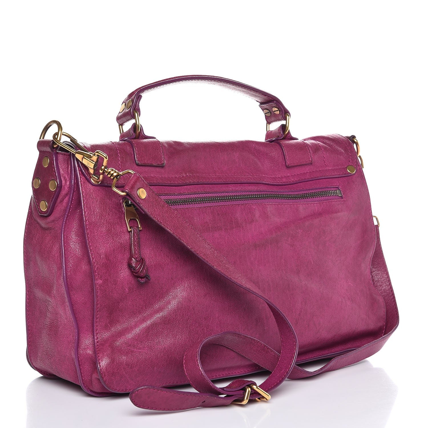 Proenza Schouler Lambskin Medium PS1 Satchel Orchid 4 of 12