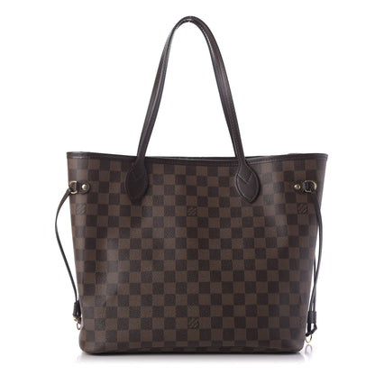 Louis Vuitton Damier Ebene Neo Neverfull MM Rose Ballerine 1 of 11
