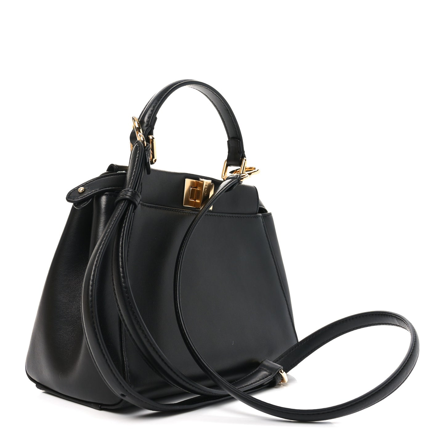Nappa Mini Peekaboo Iconic Satchel Black
